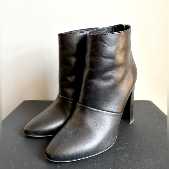 J Crew Leather Ankle Boots - Picture 4 of 9